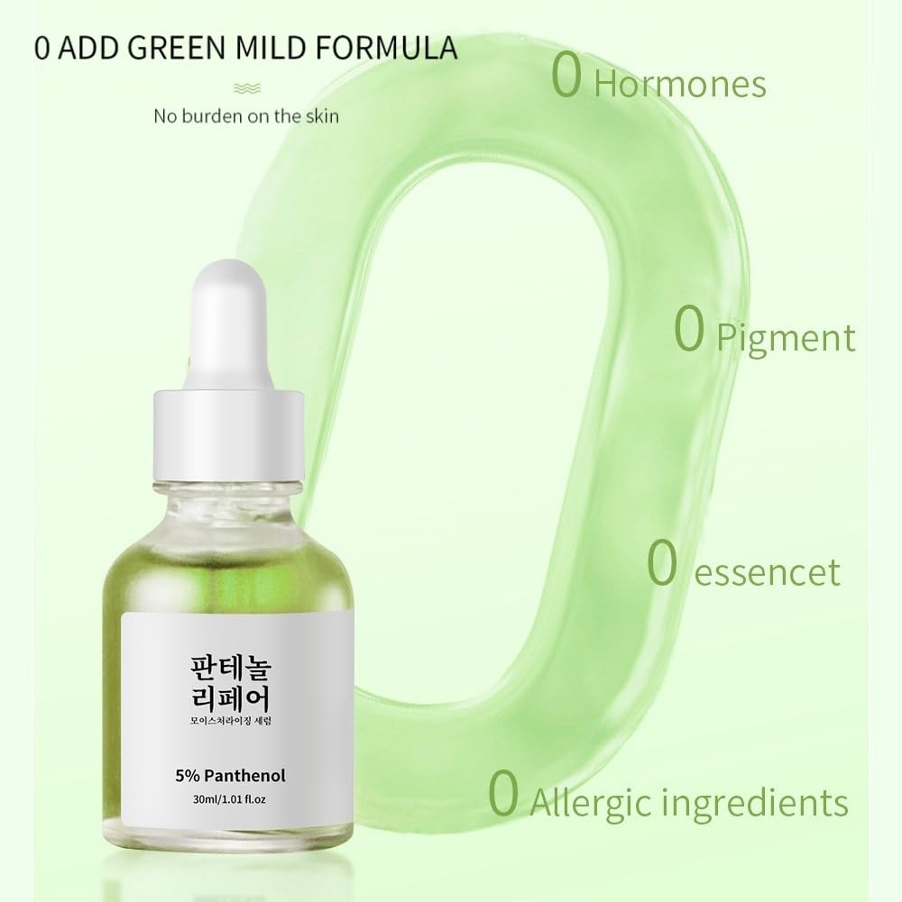 5% Panthenol Serum for Sensitive Skin - Acne Treatment, Redness Relief & Hydrating Moisturizer | Daily Skincare & Barrier Repair | 30ml | Perfect for Post-Procedure Care & Dry Skin Recovery