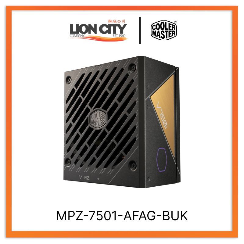 Cooler Master V750 Gold Full Modular ATX Power Supply - 750W 80 Plus Gold Certified PSU with ATX 3.0 Support & 10-Year Warranty for Gaming PC, Workstation & High-Performance Builds