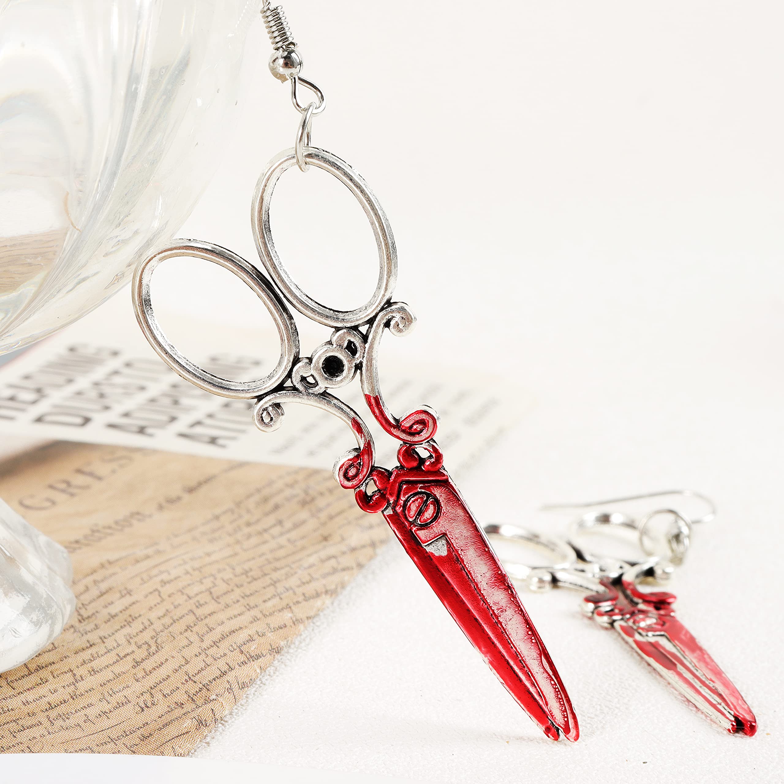 Gothic Sword Dangle Earrings for Women - Unique Punk Jewelry Gift for Goth Lovers - Perfect for Halloween, Cosplay, and Alternative Fashion