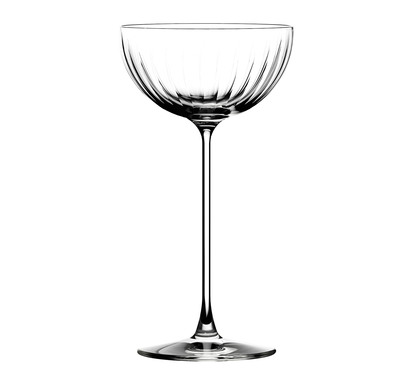 Lehmann Thireau Roma London Optic Coupe Glass - 220 ml Crystal Clear Drinking Glass for Cocktails, Wine, and Beverages - Perfect for Home Bars, Restaurants, and Special Occasions