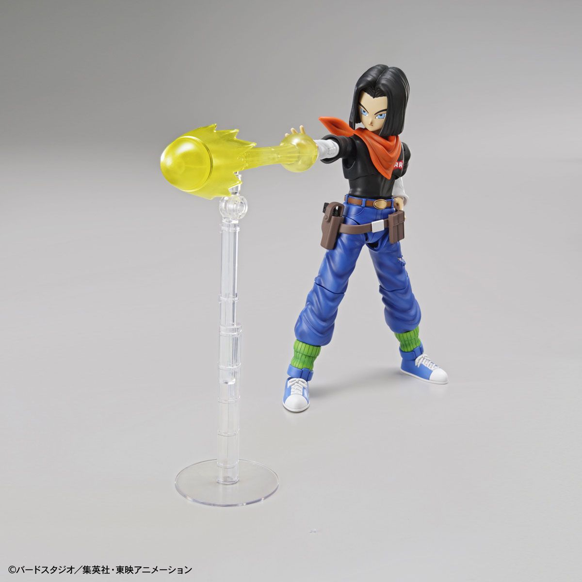 Figure Rise Standard Dragon Ball Z Android 17 Action Figure Model Kit - Build & Display Your DBZ Collection for Anime Fans & Collectors