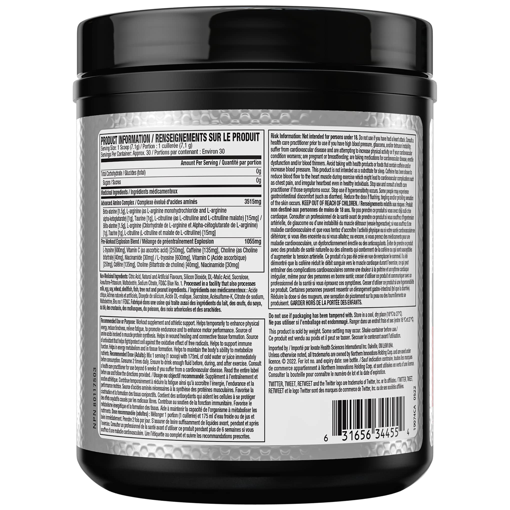 Six Star Whey Protein Powder 2 lbs & Pre Workout Explosion 212g (30 Servings) - Muscle Building & Recovery Supplement for Athletes & Gym Enthusiasts