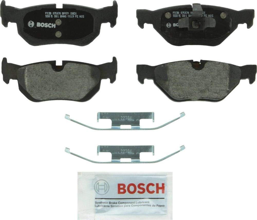 Bosch BP1171 Premium Disc Brake Pads - High-Performance Braking for Cars, Trucks & SUVs - Perfect for City Driving, Highway Commuting & Off-Road Adventures