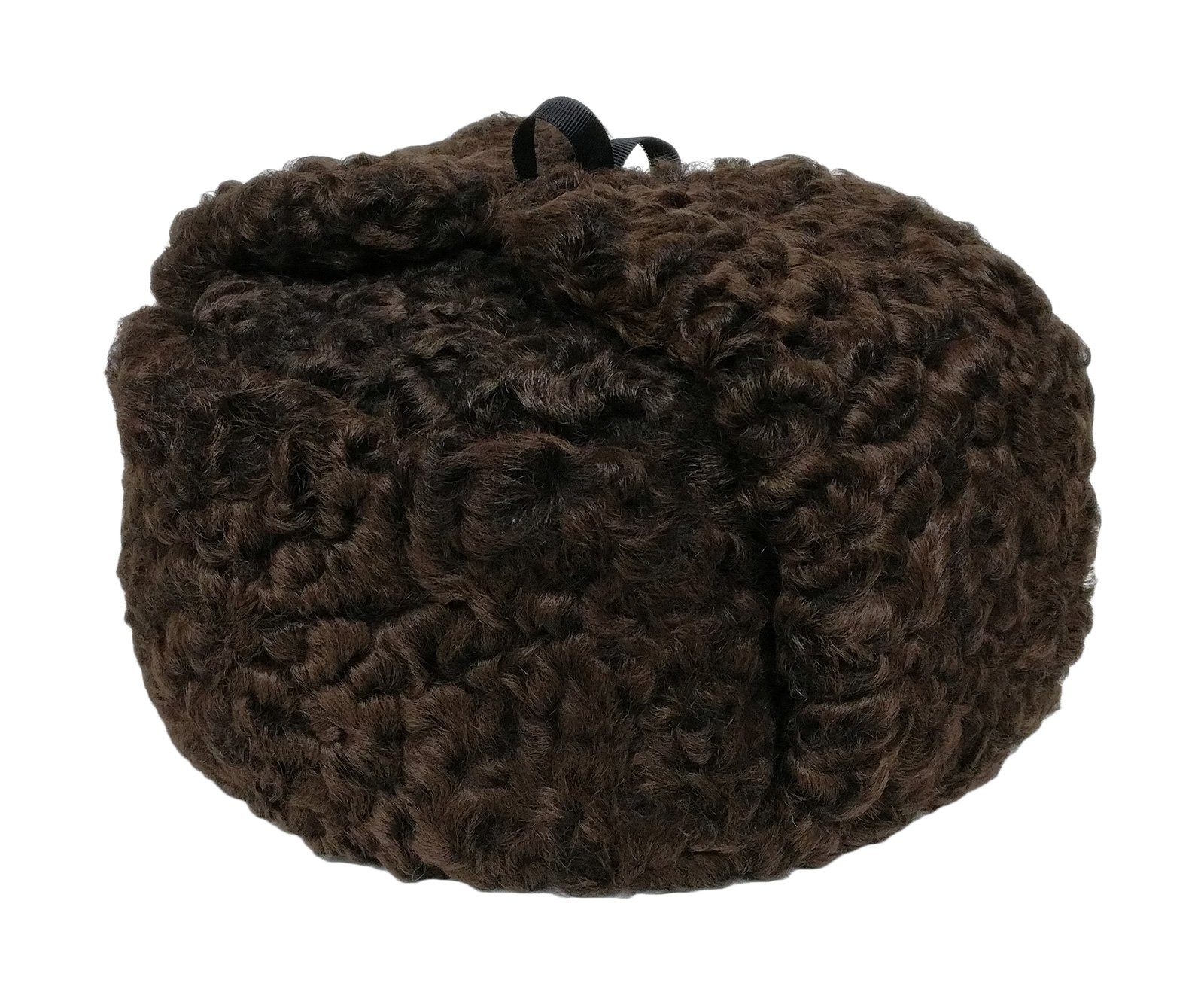 Authentic Karakul Russian Ushanka Bomber Hat - Genuine Fur Winter Hat for Men & Women - Cold Weather Military Style Ear Flap Cap - Perfect for Snowboarding, Hunting, and Arctic Adventures