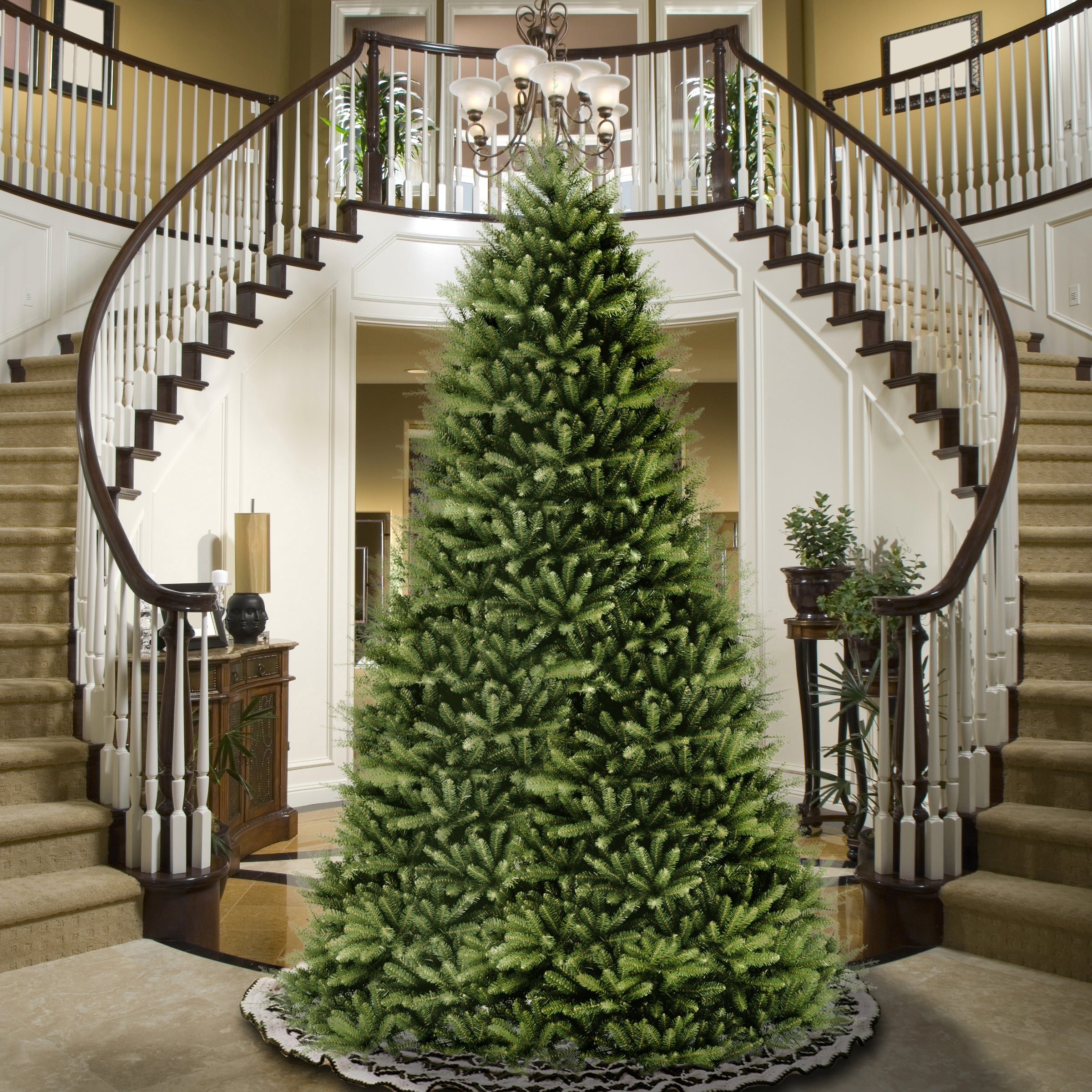 12 ft. Dunhill Fir Christmas Tree - Premium Artificial Holiday Decor for Home, Office & Party | Perfect for Indoor & Outdoor Festive Decorations