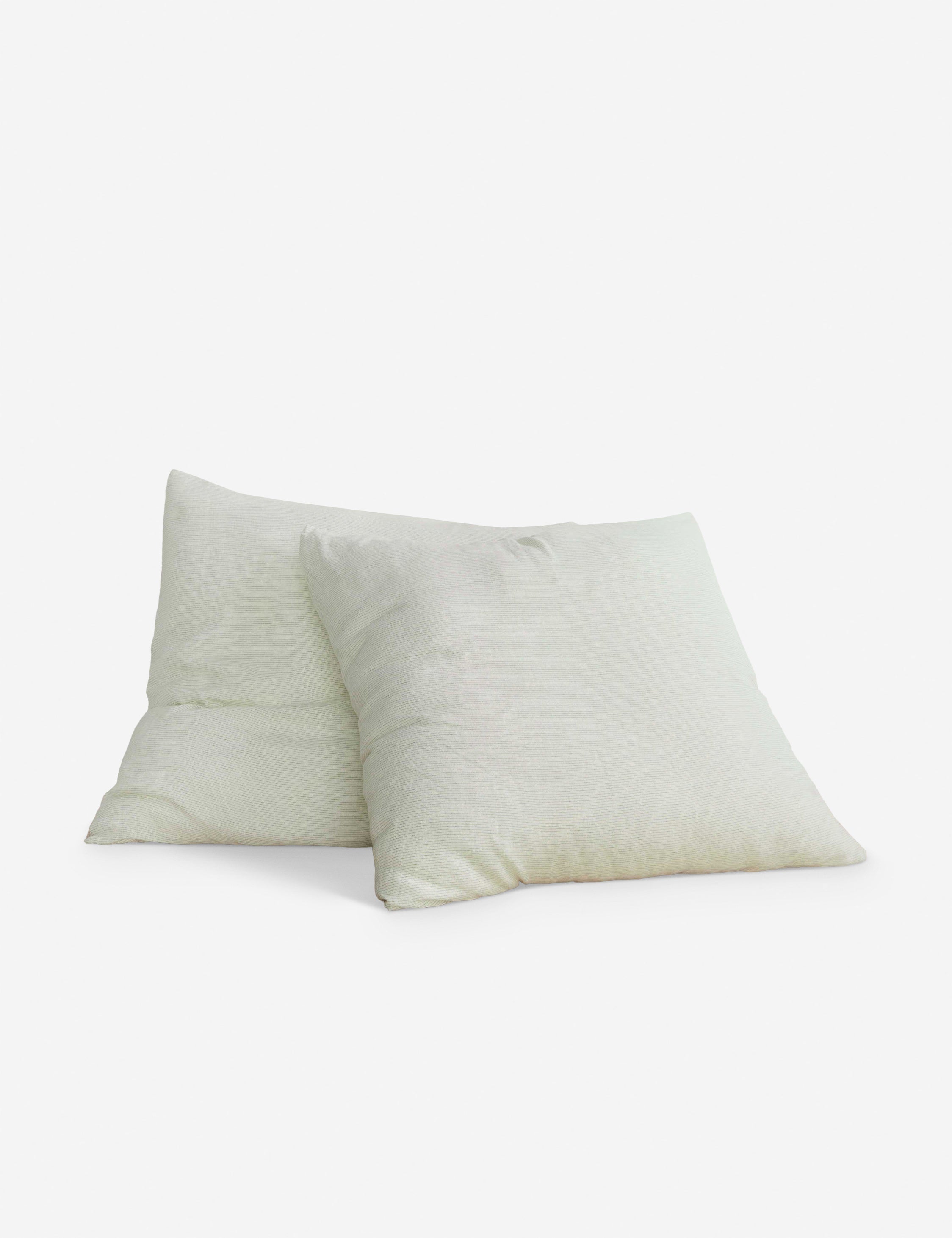 Premium European Flax Linen Pillowcase Set of 2 - 100% Natural Breathable Bedding for Hot Sleepers - Luxury Hotel Style Home Decor for Master Bedroom & Guest Room