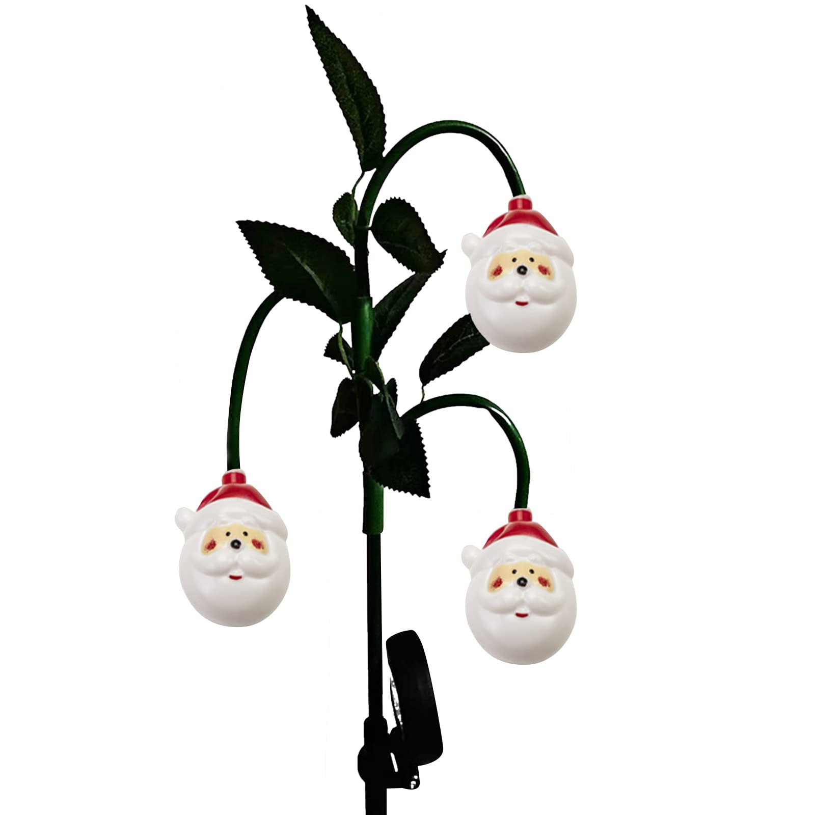Solar Santa Claus & Snowman LED Pathway Lights - Waterproof Outdoor Christmas Decor for Garden, Yard, Patio & Lawn | Solar Powered Stake Lights for Holiday Decoration & Nighttime Illumination | Perfect for Christmas Displays, Walkway Lighting & Festive Outdoor Decorations