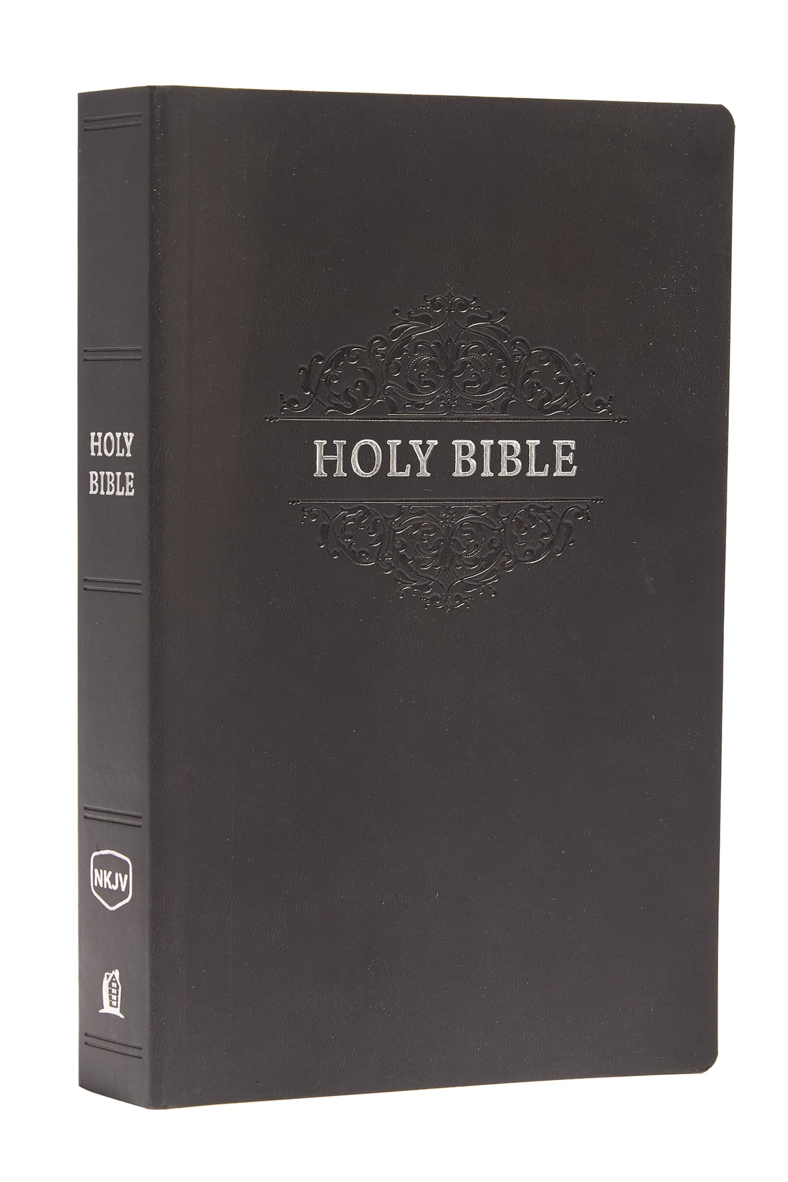 NKJV Holy Bible, Soft Touch Leathersoft Edition in Black - Comfort Print, New King James Version - Perfect for Daily Devotion, Bible Study & Gift Giving