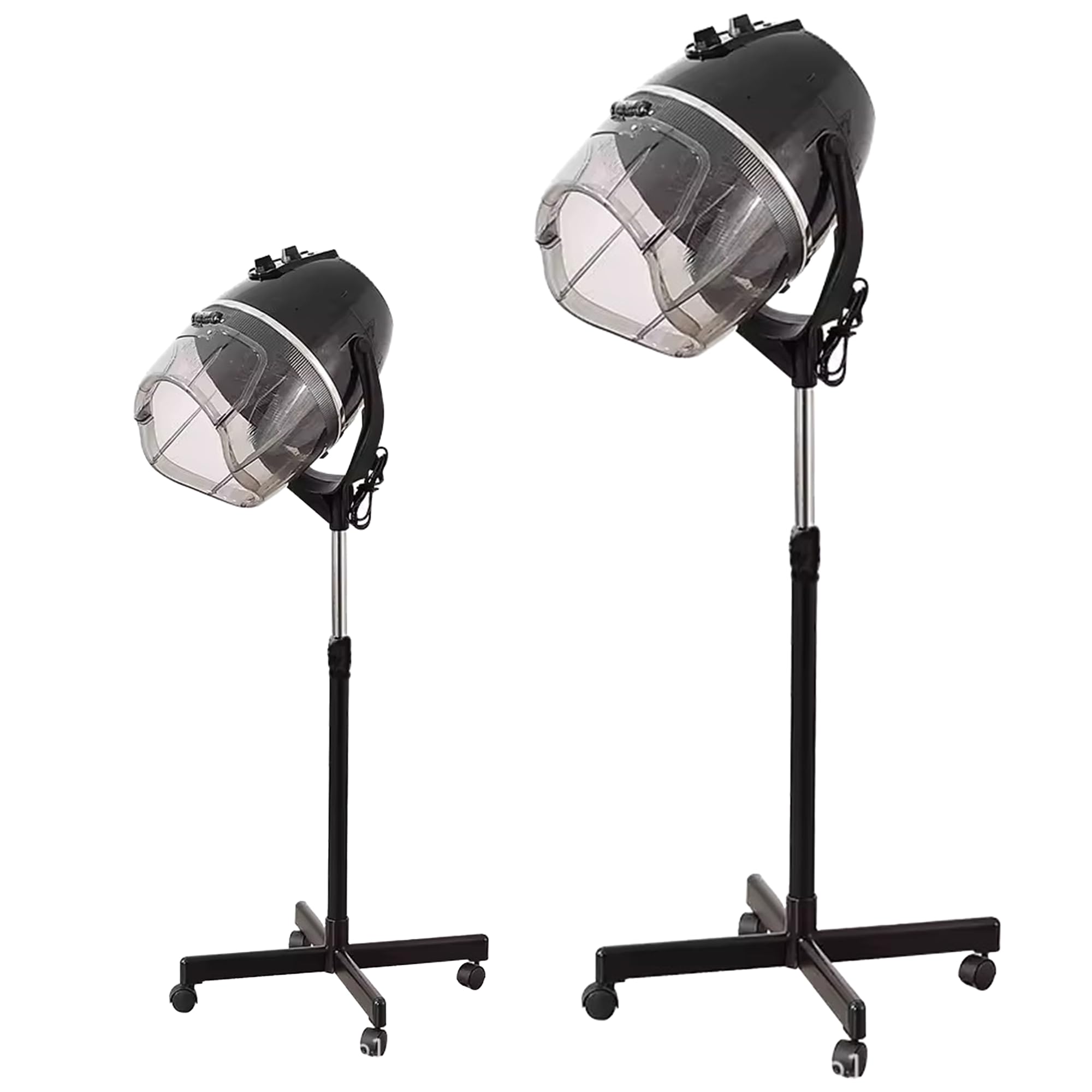 Professional Hooded Hair Dryer with Adjustable Stand - Timer & Heat Settings for Salon & Home Use | Perfect for Hair Styling, Drying & Deep Conditioning Treatments