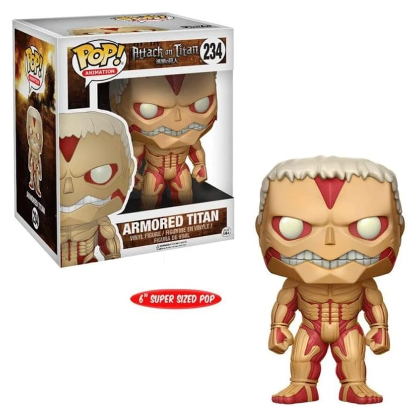 Funko Pop! Attack on Titan: Armored Titan #234 Vinyl Figure - Anime Collectible for Fans & Gift Idea - Perfect for Display, Anime Conventions & Themed Parties