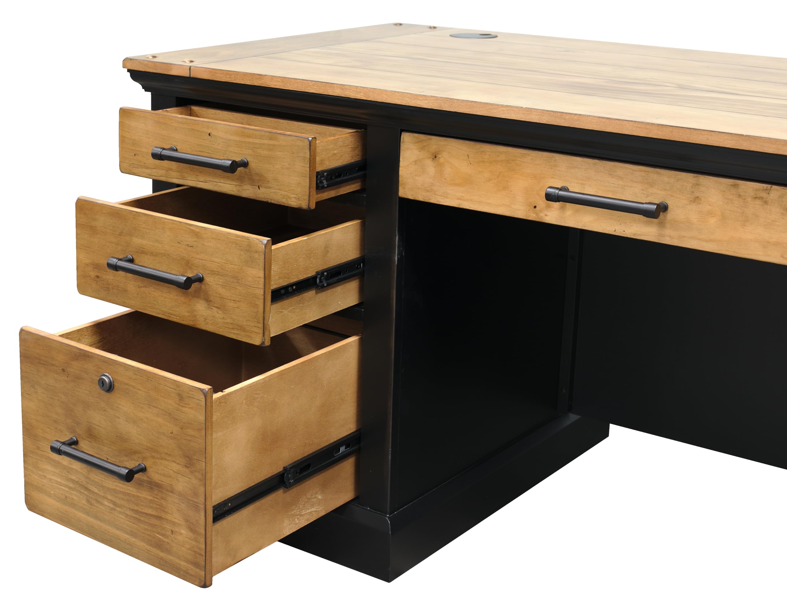 Martin Furniture Double Pedestal Desk - 60