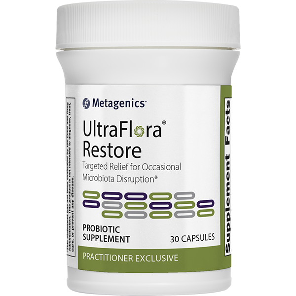 UltraFlora® Restore Probiotic Supplement for Gut Health & Digestion Support - Daily Immune Boost, IBS Relief, Women's & Men's Wellness - Perfect for Travel, Stress Recovery & Post-Antibiotic Care