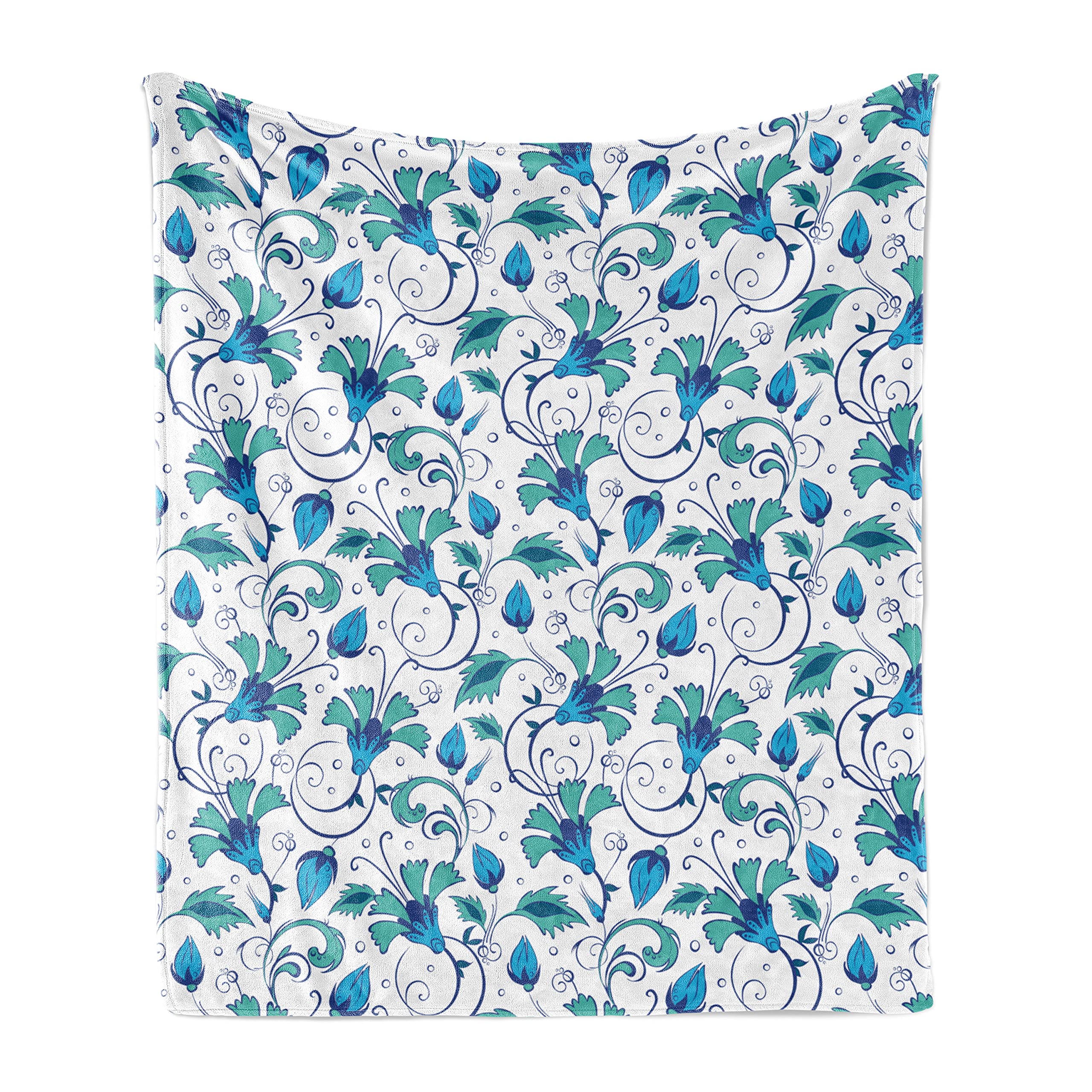 Ambesonne Floral Throw Blanket - 60
