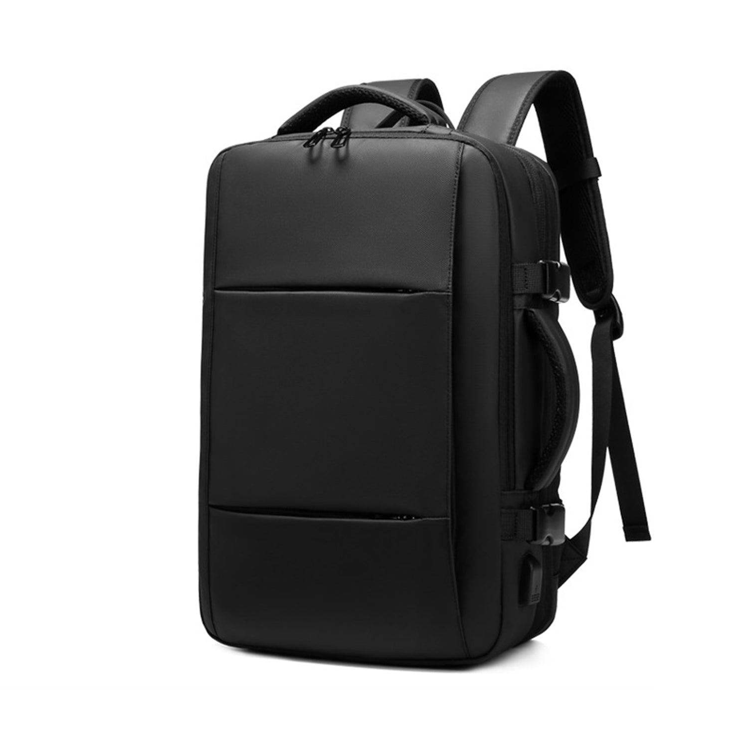 VBP100 - Large Travel Backpack with USB Charging Port, Waterproof Expandable Carry On Backpack for Weeklong Trips - Perfect for Business Travel, Hiking & Airplane Carry On Luggage