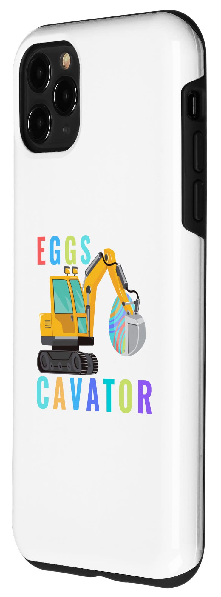 Funny Easter Egg Hunt iPhone 11 Pro Max Case - Cute Easter Egg Cavator Design for Kids & Toddlers - Perfect for Easter Celebrations, Egg Hunts & Spring Festivals