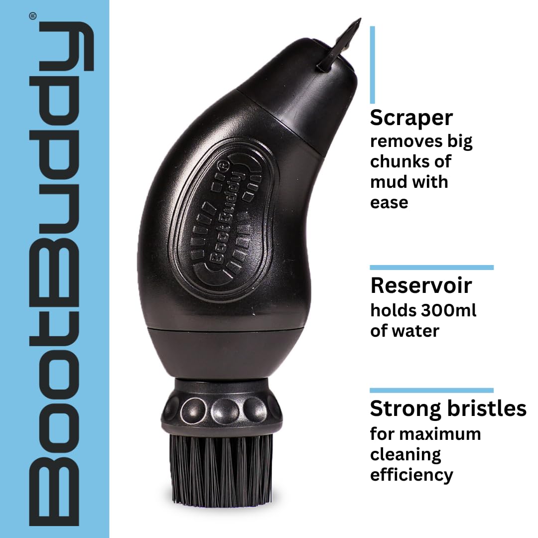 BootBuddy Shoe Cleaner Brush - Quick Mud & Dirt Remover for Running, Hiking & Sports Shoes - Perfect for Outdoor Adventures