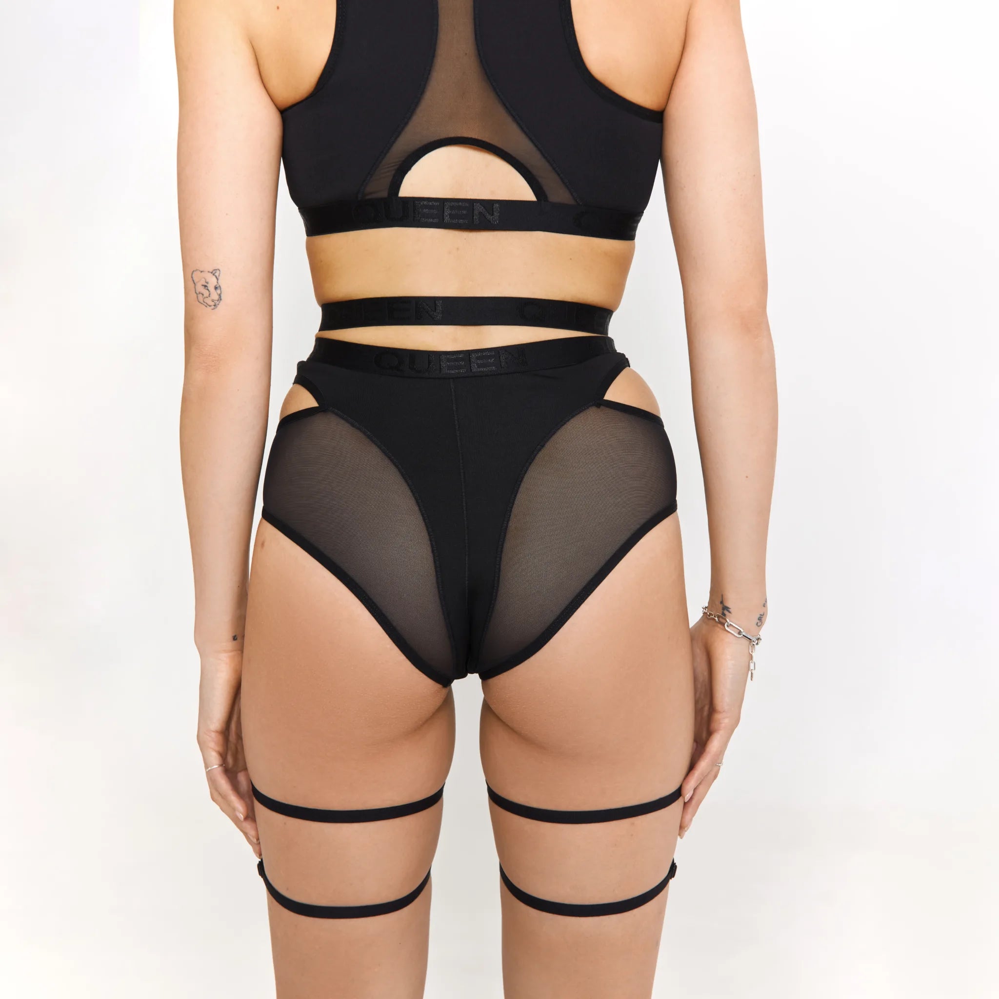 Sexy Black Lace Garter Belt for Women - Elegant Bridal Lingerie & Boudoir Accessories for Wedding Night, Valentine's Day & Special Occasions