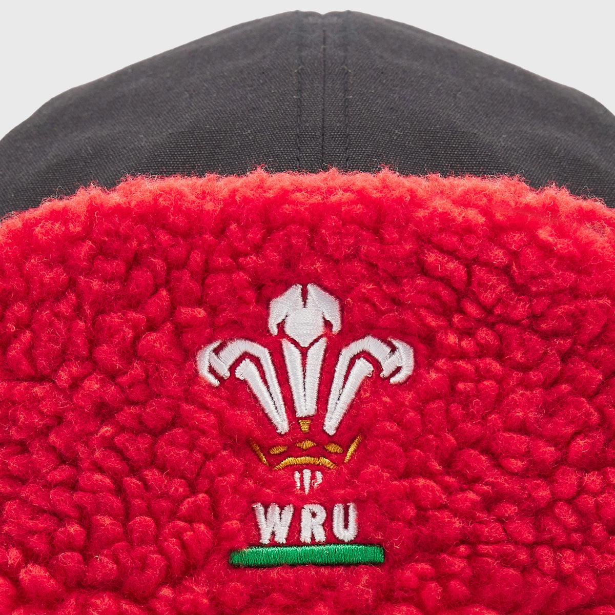 Wales Rugby Trapper Fleece Hat for Men - Warm Winter Beanie with Embroidered Logo - Perfect for Rugby Fans, Outdoor Sports & Cold Weather Activities