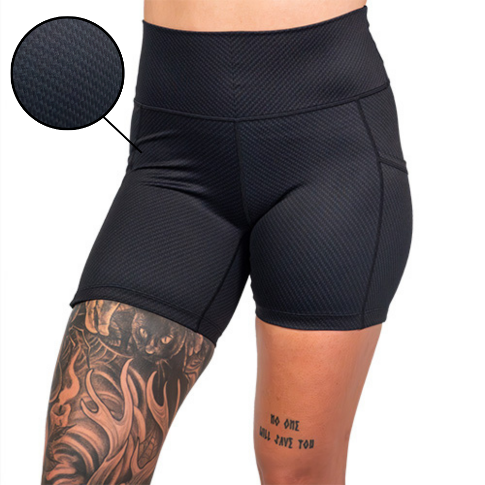 Lightweight Carbon Fiber Shorts for Men & Women - Durable & Breathable Activewear for Running, Gym, and Outdoor Sports