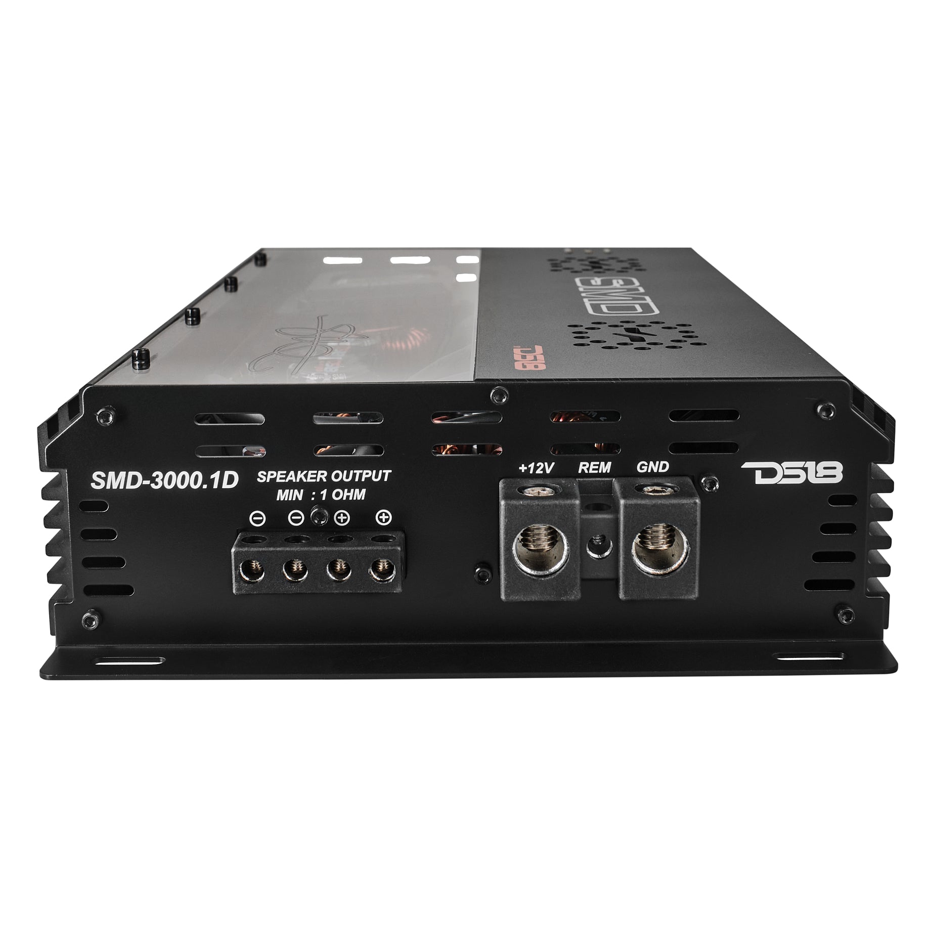 Steve Meade Designs 3000W RMS Monoblock Amplifier with VM 1 Voltmeter & Digital LED Lights - 1 Ohm Stable Car Audio Power for Subwoofers & Bass Systems