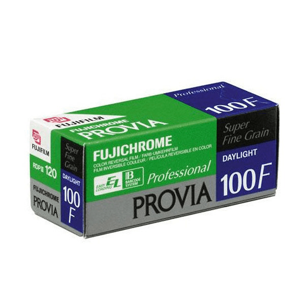 Fujifilm Fujichrome Provia 100F Professional RDP III 120 Roll Color Transparency Film - Perfect for Landscape, Portrait & Studio Photography