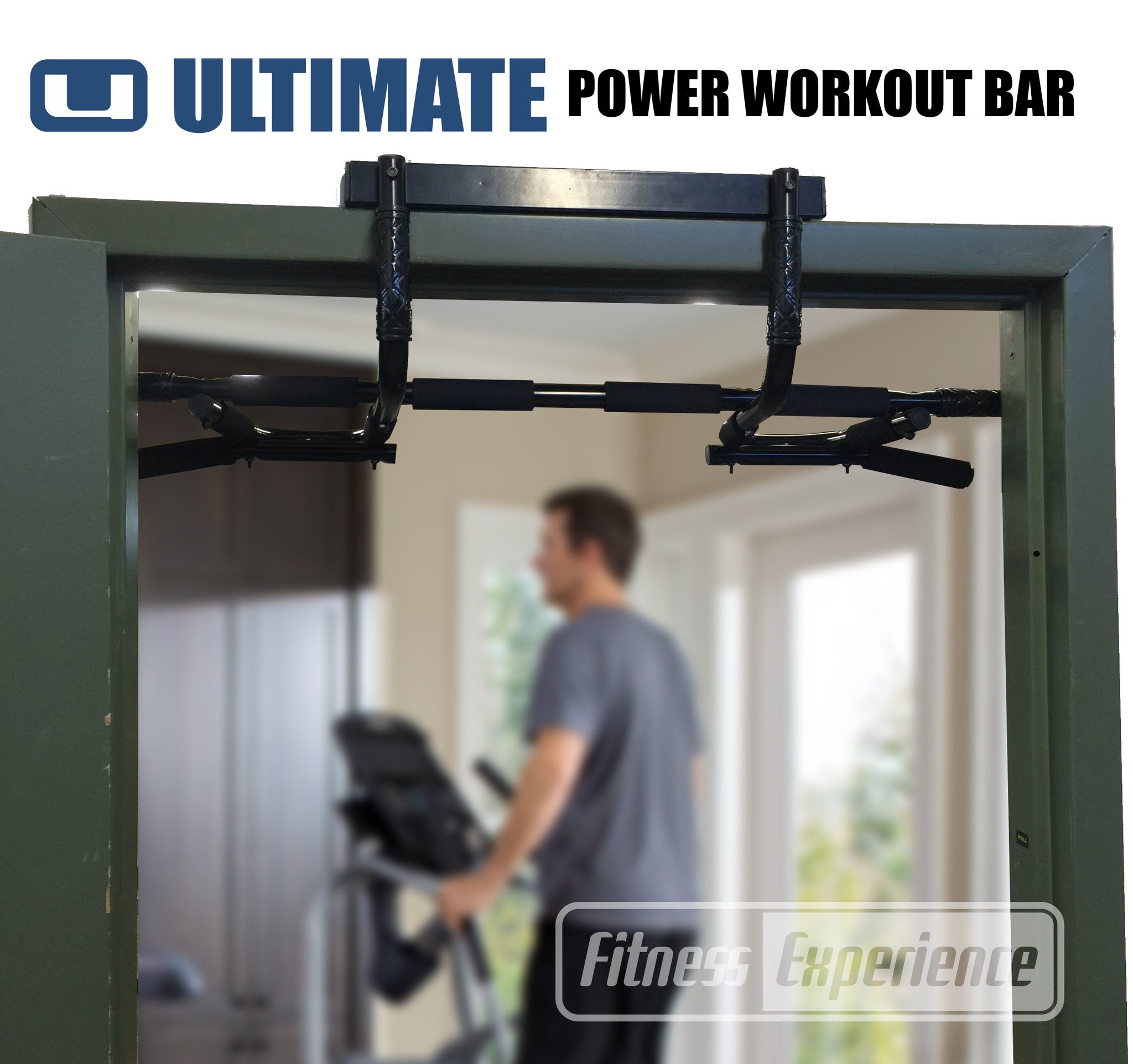Ultimate Pull Up Bar for Home Gym - Heavy Duty Doorway Chin Up Bar for Strength Training - Perfect for Home Workouts & Fitness Enthusiasts