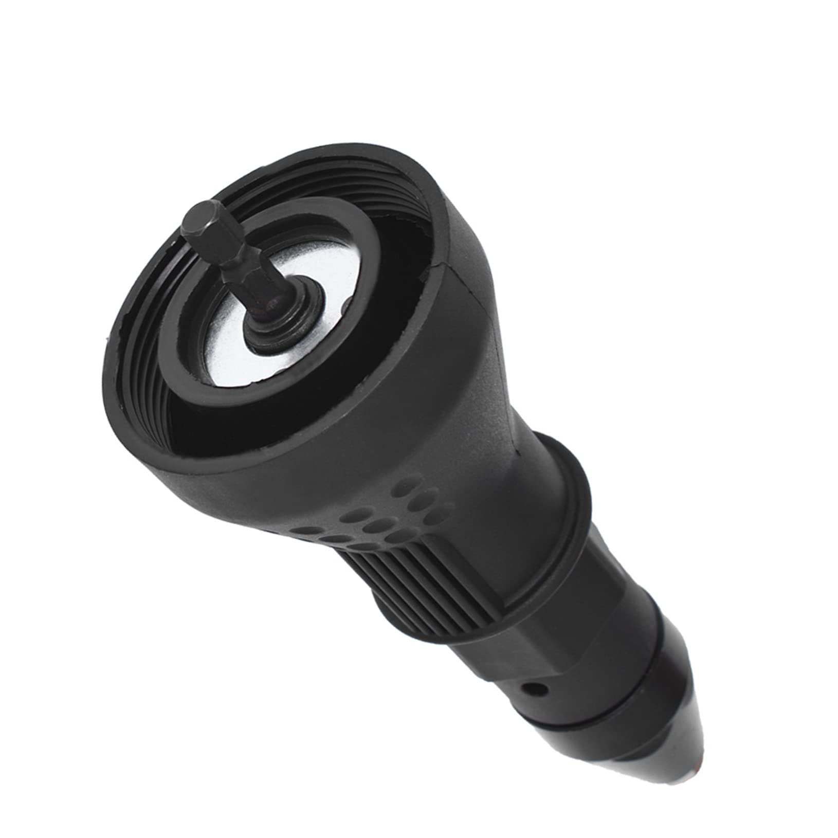 Electric Rivet Nut Gun Drill Adapter Kit - Cordless Riveting Tool with Insert Nut Adaptor for Metal & Woodworking (Black) - Perfect for DIY Projects, Automotive Repairs & Home Improvement