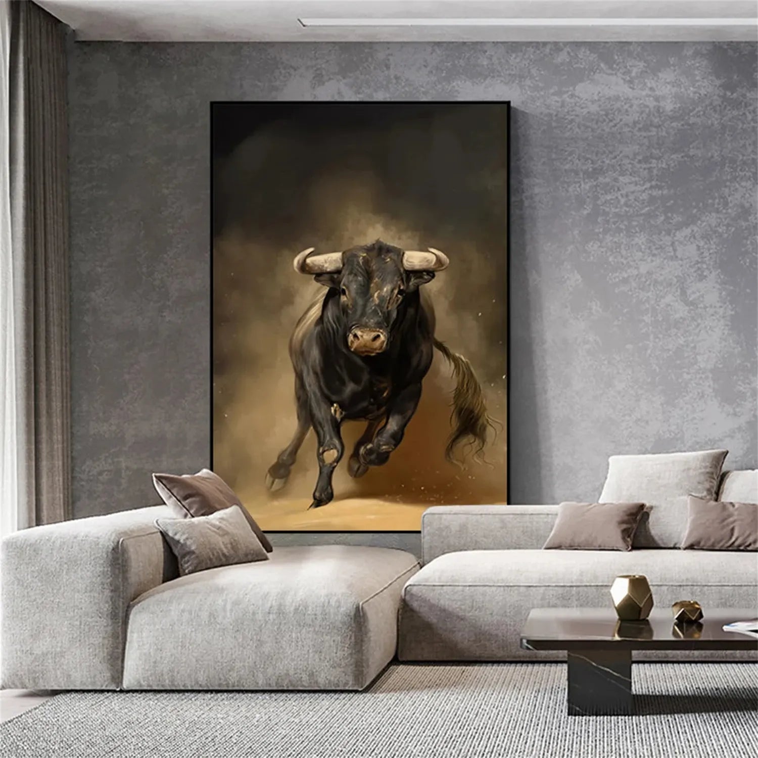 Animal Art Painting #AP057 - Handmade Canvas Wall Decor for Living Room, Bedroom & Office | Wildlife & Nature Inspired Artwork