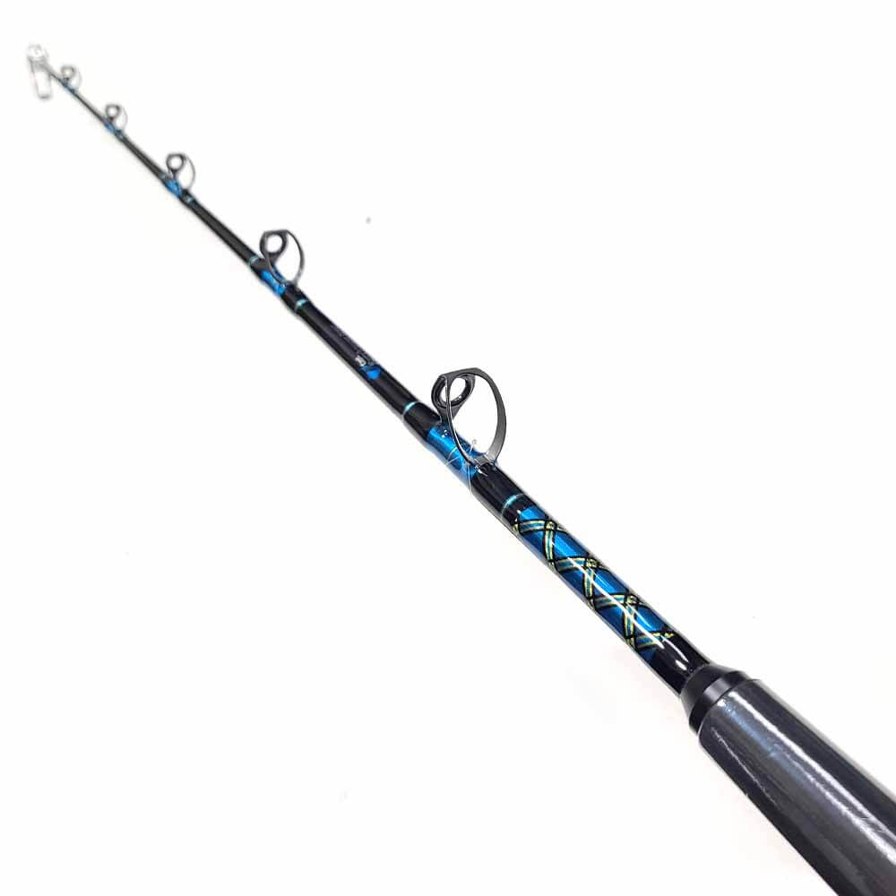 Capt. Harry's 6FT Deep Drop Fishing Rod - Heavy Duty Saltwater Offshore Trolling Rod for Deep Sea Fishing - Perfect for Catching Grouper, Snapper & Bottom Fish