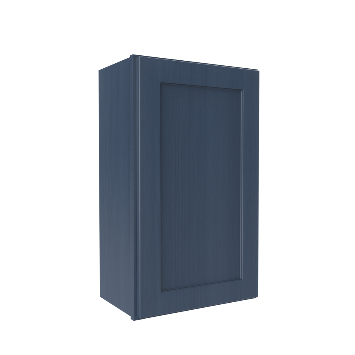 30 Inch Blue Shaker Wall Cabinet - 18W x 30H x 12D RTA Ready-to-Assemble Kitchen Storage - Perfect for Bathroom, Laundry Room & Pantry Organization