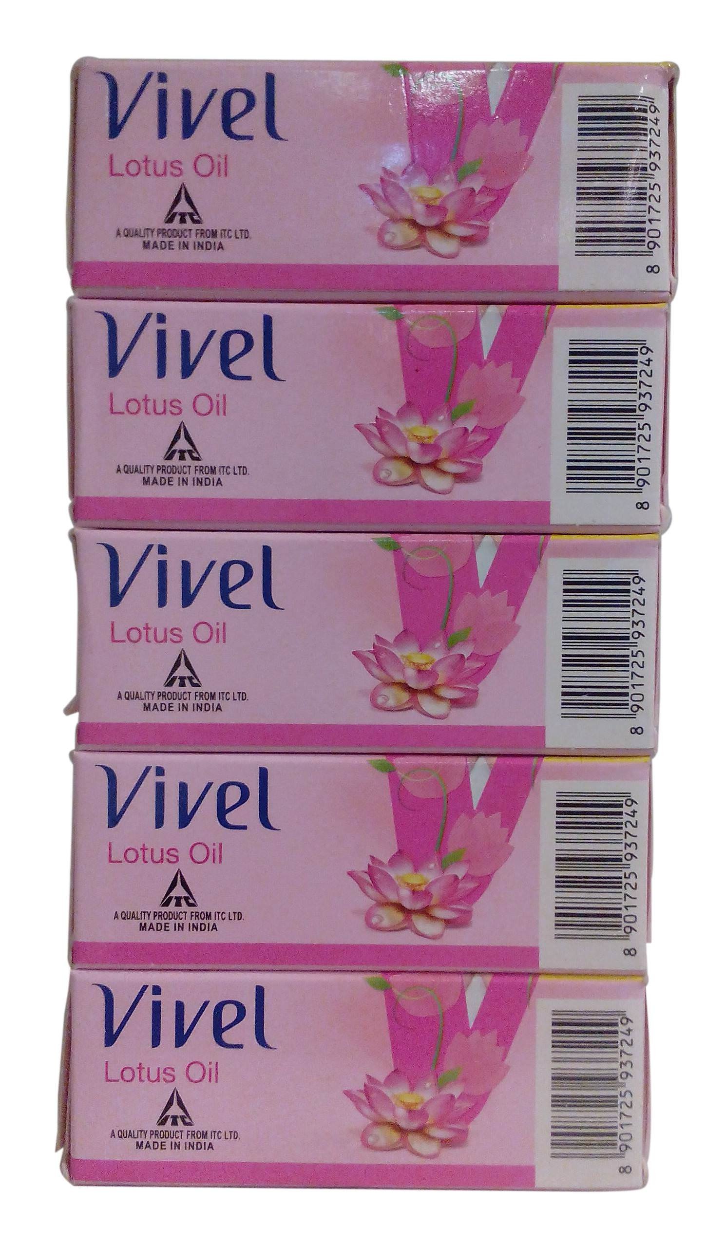Vivel Bathing Bar with Lotus Oil - 500g Soap Bar for Soft & Glowing Skin | Gentle Cleansing for Daily Bath & Shower | Perfect for Dry & Sensitive Skin Care