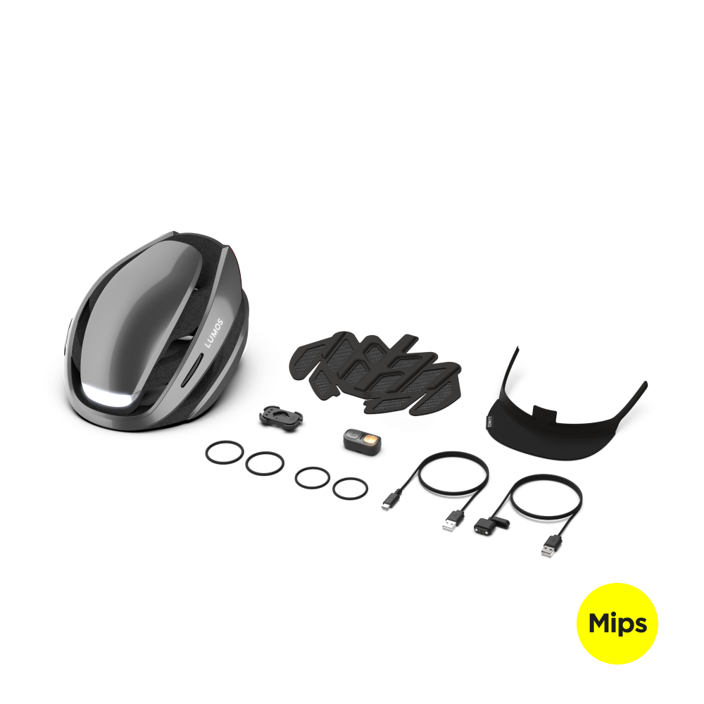 Lumos Ultra Bike Helmet with LED Lights - Smart Bluetooth Cycling Helmet for Night Riding Safety - Perfect for Urban Commuters & Mountain Bikers