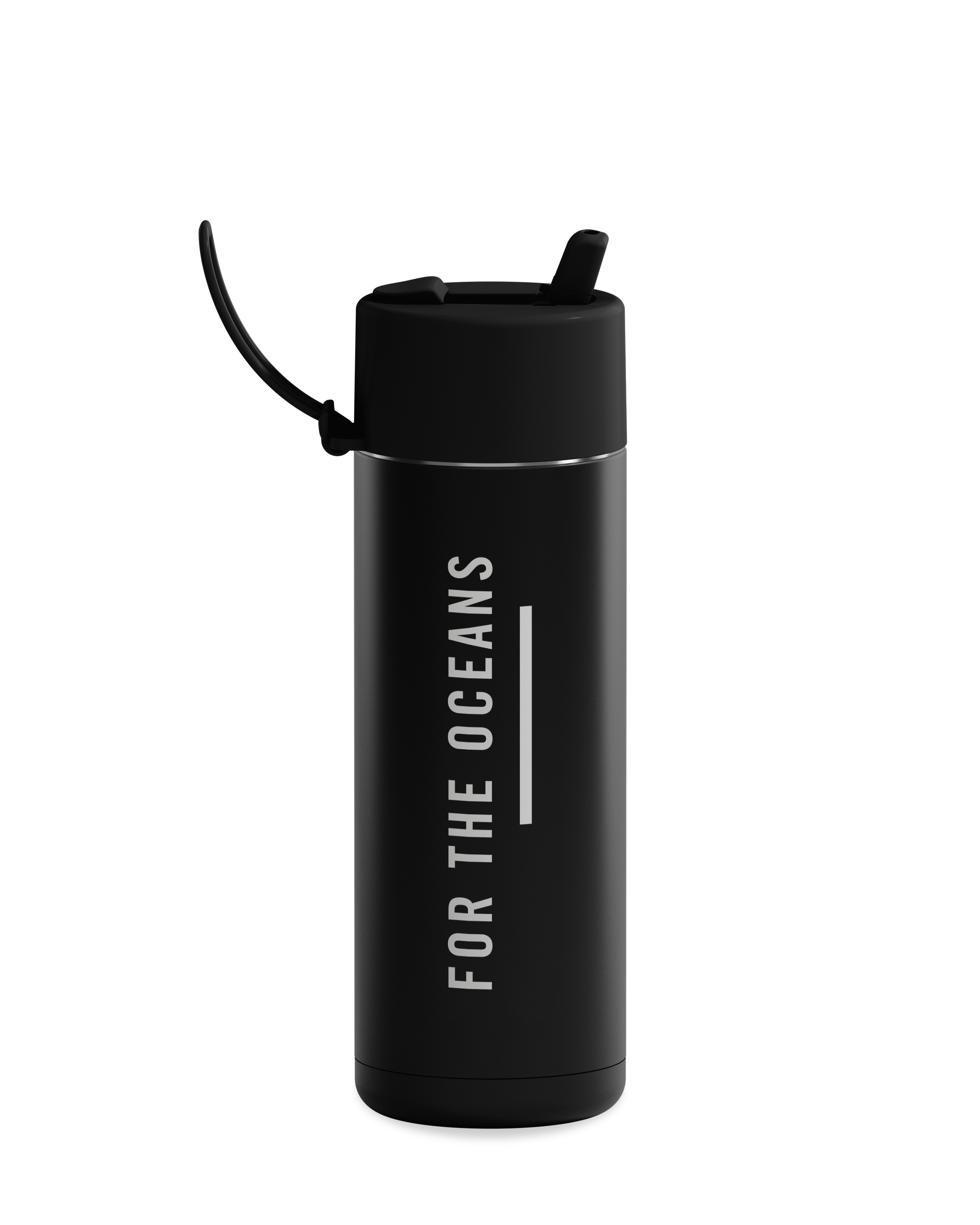 Parley Ceramic Reusable Water Bottle 20oz (595ml) - Eco-Friendly Insulated Travel Mug for Hot & Cold Drinks, Perfect for Office, Gym, Hiking and Outdoor Activities