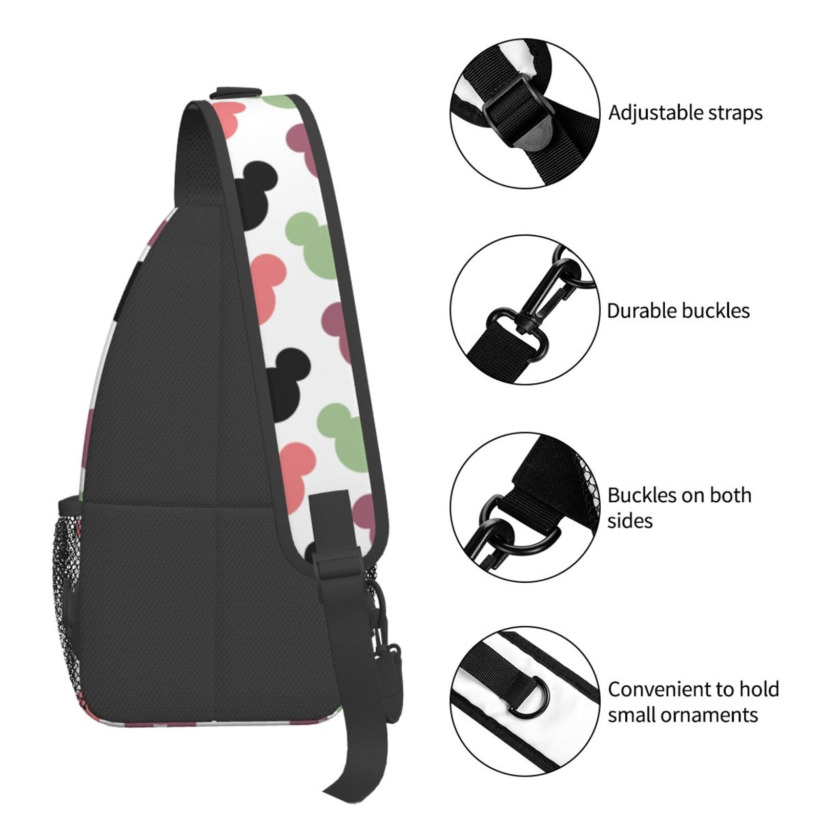 Stylish Unisex Crossbody Sling Bag - Lightweight Chest Backpack for Men & Women - Perfect for Cycling, Hiking, Travel & Everyday Use