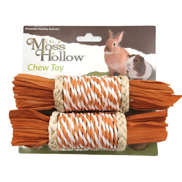 Moss Hollow Rattle Roller 2 Pack - Dog Chew Toys for Teething Puppies, Interactive Pet Toys for Small & Medium Dogs - Perfect for Playtime, Training & Anxiety Relief