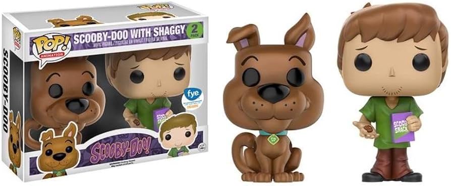 Scooby Doo and Shaggy 2-Pack Action Figures - Collectible Cartoon Character Toys for Kids & Fans | Perfect for Display, Gifts, and Playtime Adventures