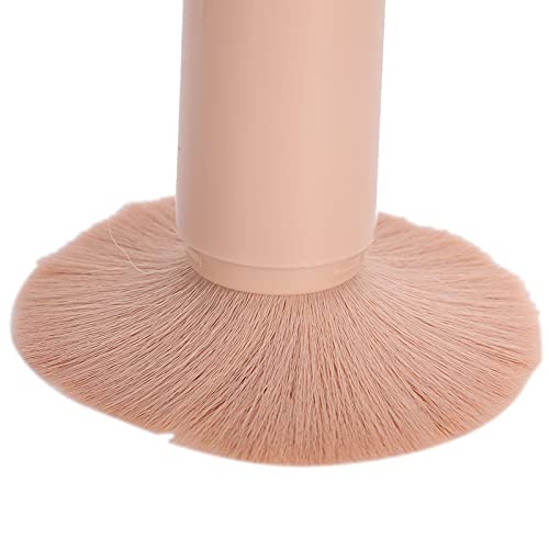 Retractable Makeup Brush - Portable Powder Brush for Blush, Foundation & Contouring | Travel-Friendly & Compact Design (Pink) | Perfect for On-the-Go Touchups & Professional Makeup Application
