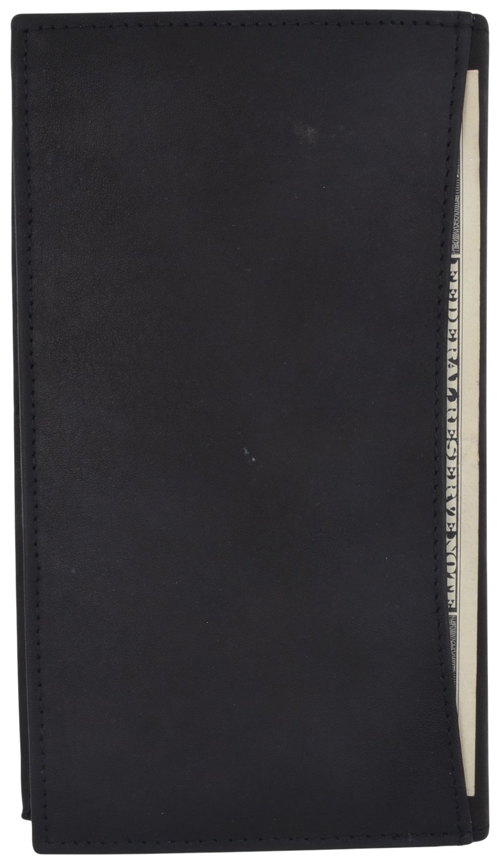 Genuine Leather Credit Card Holder Wallet - 19 Card Slots & ID Window - Slim RFID Blocking Wallet for Men & Women - Perfect for Travel, Business & Everyday Use (Black)