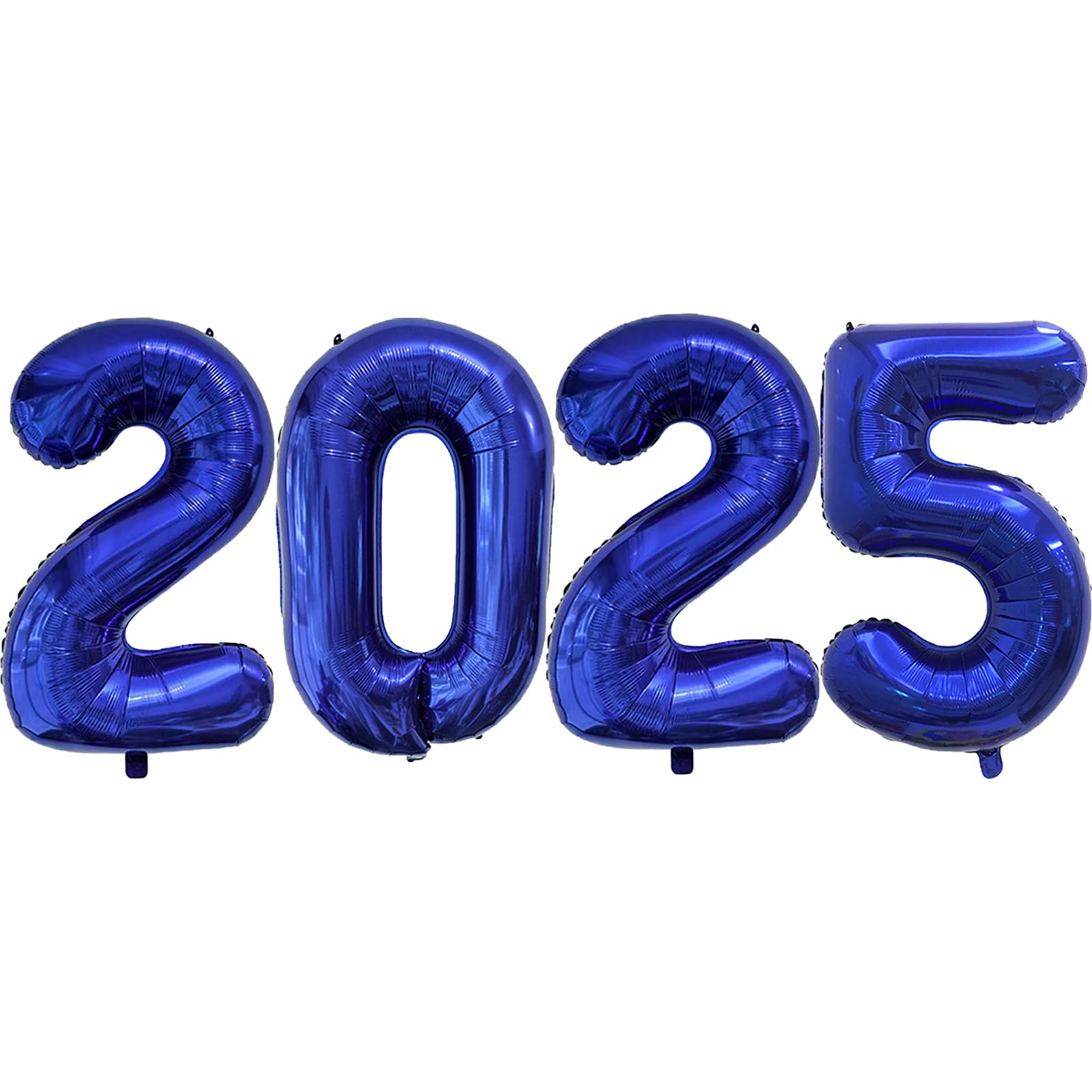 2025 Blue 40 Inch Foil Number Balloons - Graduation Party Decorations, New Year Eve 2025 Celebration Supplies | Perfect for Birthday Parties, Graduation Ceremonies, New Year Countdown Events & Festive Home Decor
