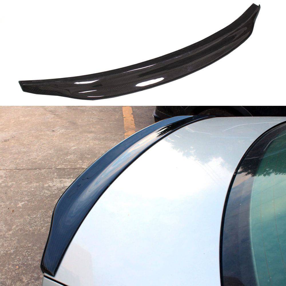 2009-2012 Audi A4 B8 / A4 Quattro / S4 Type A Rear Spoiler - Genuine Carbon Fiber (CF) - Enhances Aerodynamics & Sporty Look for Street Racing & Car Shows