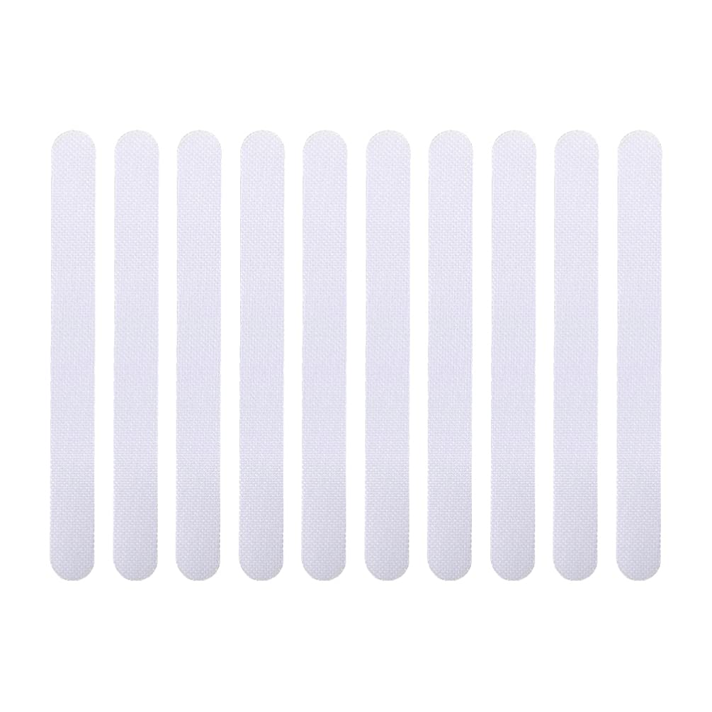 24-Piece Transparent Non-Slip Bathroom Floor Stickers | Anti-Skid Bathtub & Pool Safety Tape | Waterproof Adhesive Strips for Showers, Stairs, and Slippery Surfaces