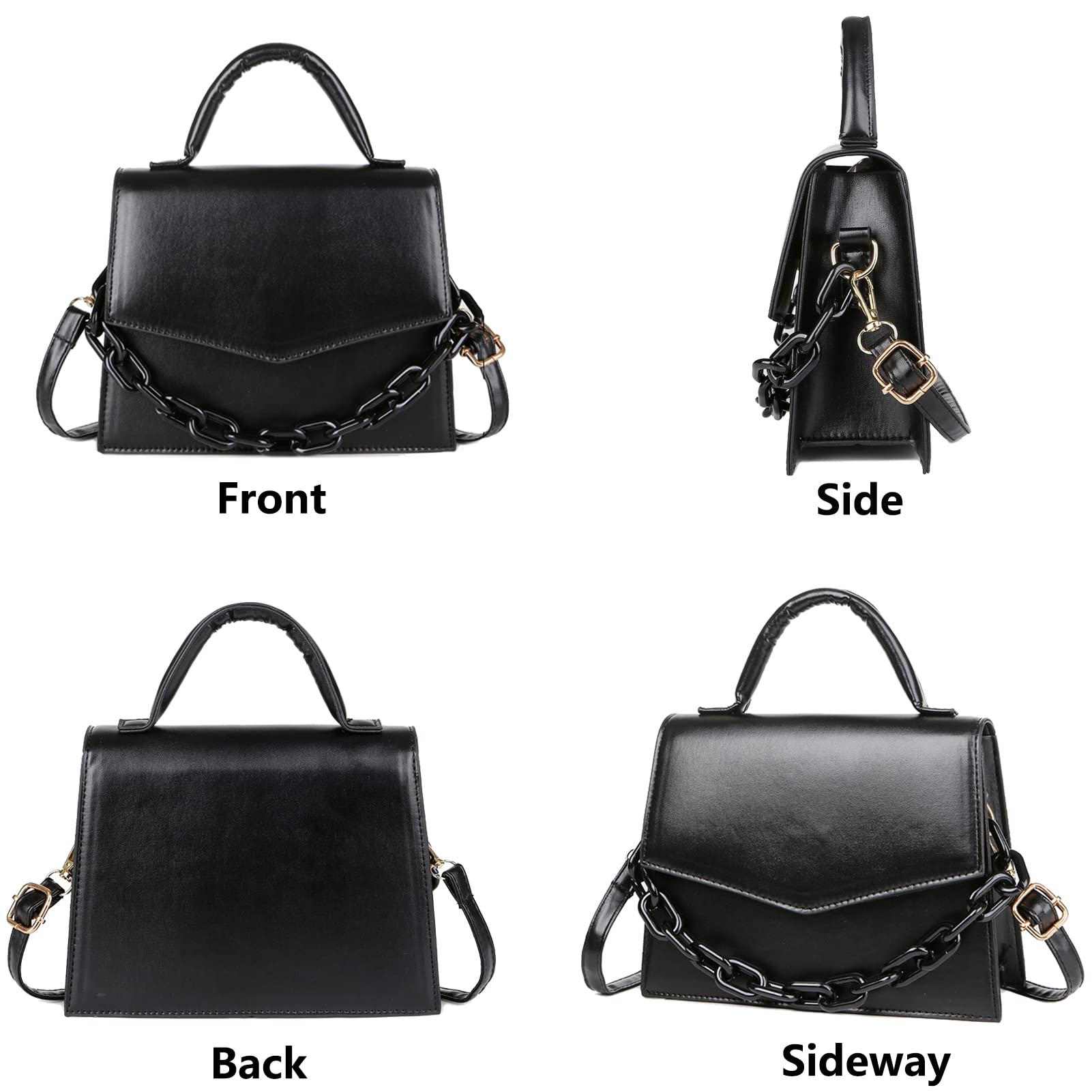BIBDOO Mini Crossbody Bag for Women - Small Cute Handbag Purse for Everyday Use, Travel & Date Night