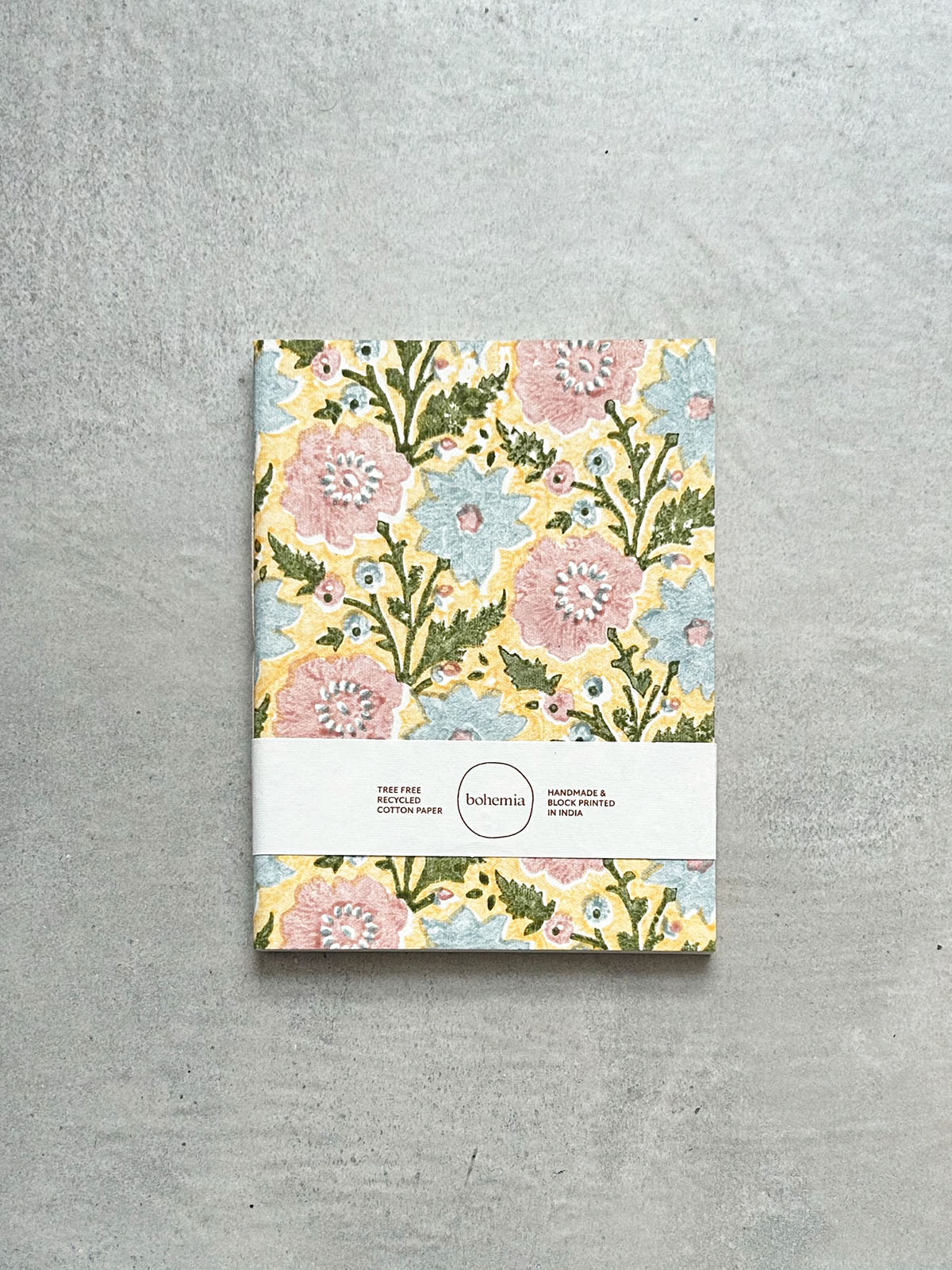 Floribunda Lined Notebook - Buttermilk Color, A5 Size, 120 Pages for Journaling, Note Taking & School - Perfect Gift for Writers & Students