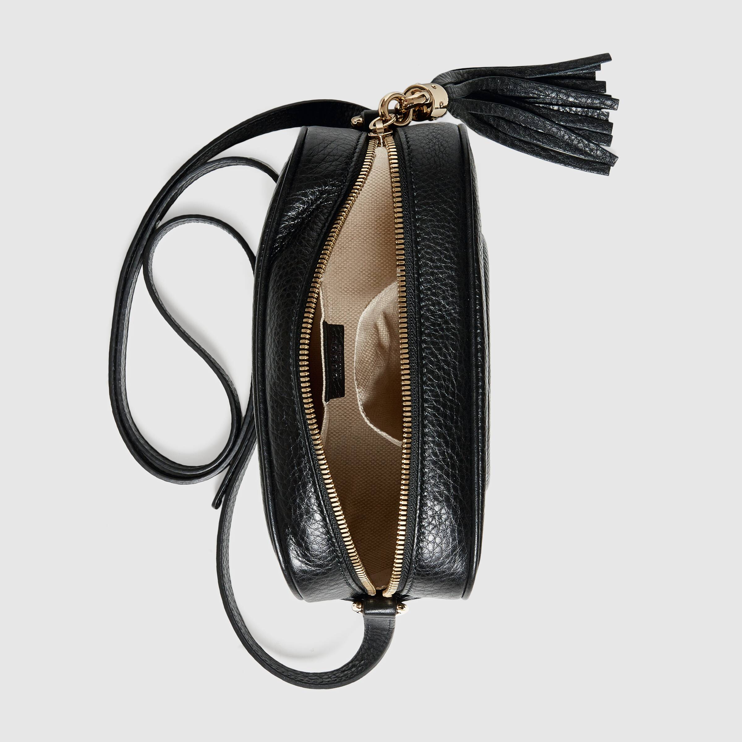 Gucci Soho Small Leather Disco Bag for Women - Black Crossbody Purse | Perfect for Date Night, Parties & Everyday Use
