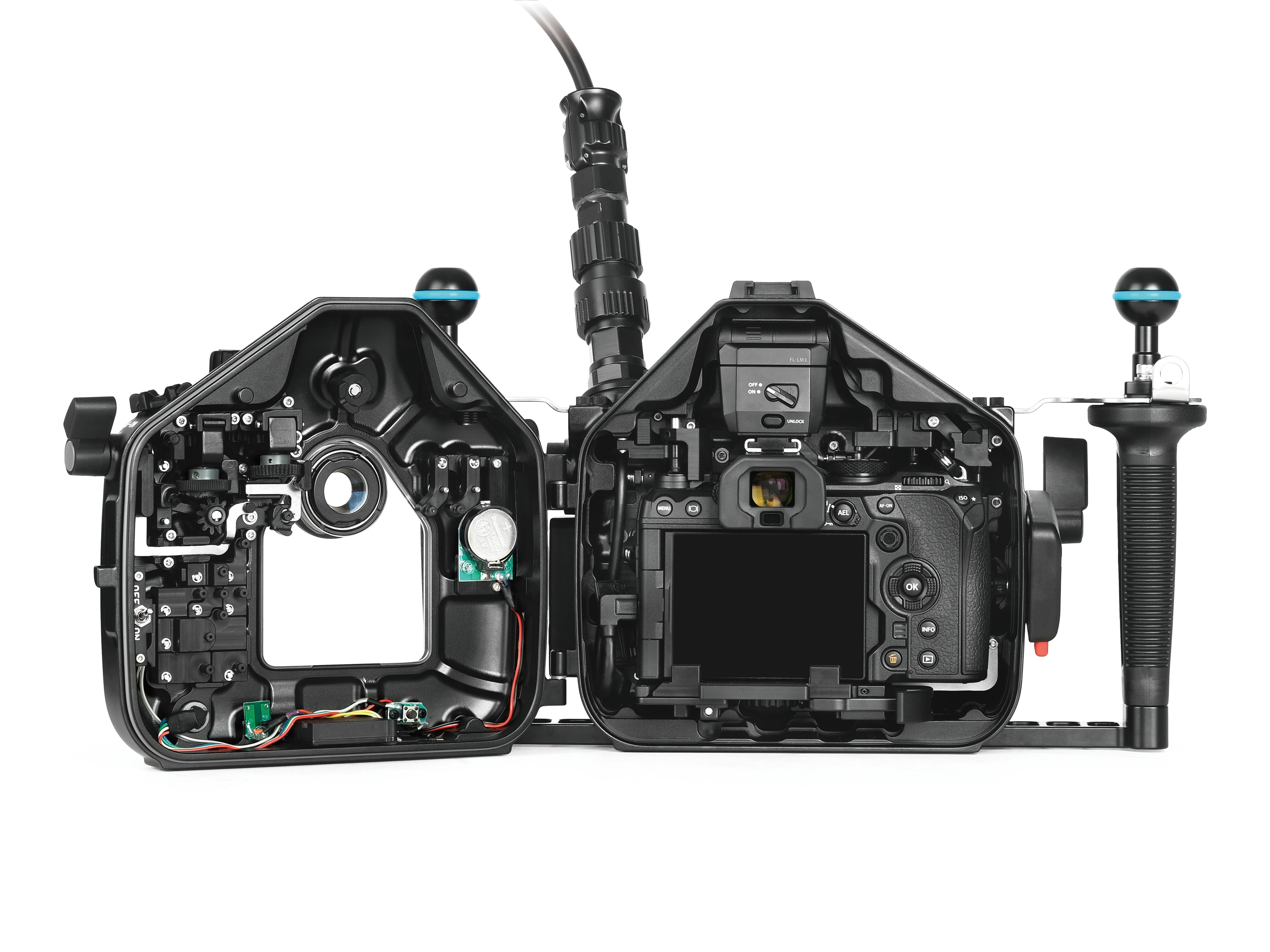 OM System OM-1 & OM-1 Mark II Camera Housing - Waterproof Underwater Case for Scuba Diving, Snorkeling & Marine Photography