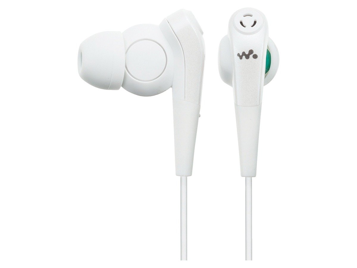 Sony MDR-NWNC33 W White Noise Cancelling In-Ear Headphones for Walkman - Perfect for Commuting, Travel & Music Lovers
