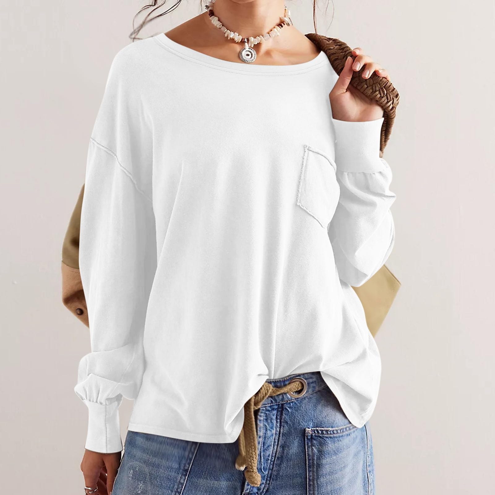 FP Look Alike Sweatshirt for Women - Trendy Crewneck Sweater, Spring 2025 Fashion - Perfect for Casual Outfits, Streetwear & Everyday Comfort