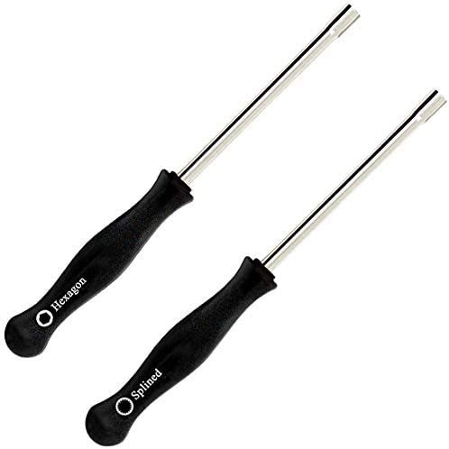 Carburetor Adjustment Tool Kit for 2-Cycle Small Engines - Compatible with Poulan, Husqvarna, STIHL, Echo Trimmers, Weed Eaters & Chainsaws (Splined + Hexagon) - Perfect for Lawn Maintenance, Landscaping & DIY Small Engine Repair