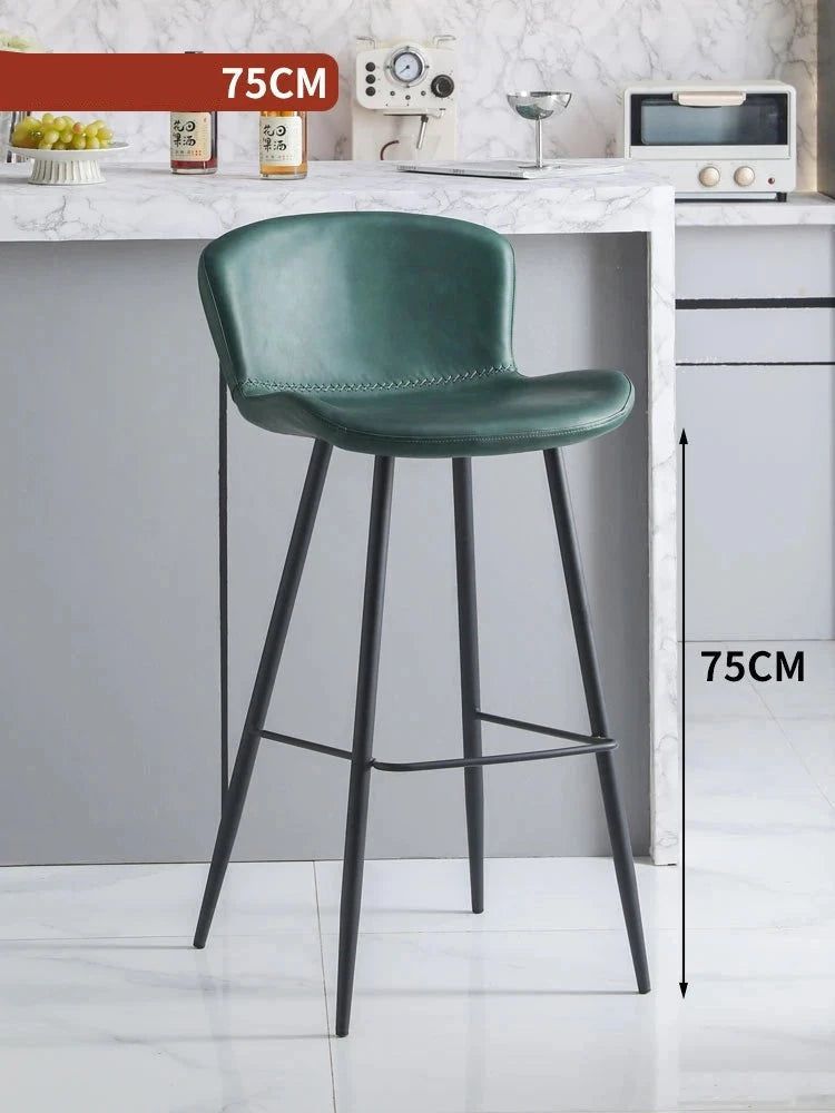 Ergonomic Bar Stools for Kitchen Island - Adjustable Height Counter Chairs with Back Support - Perfect for Dining, Entertaining & Home Office Use