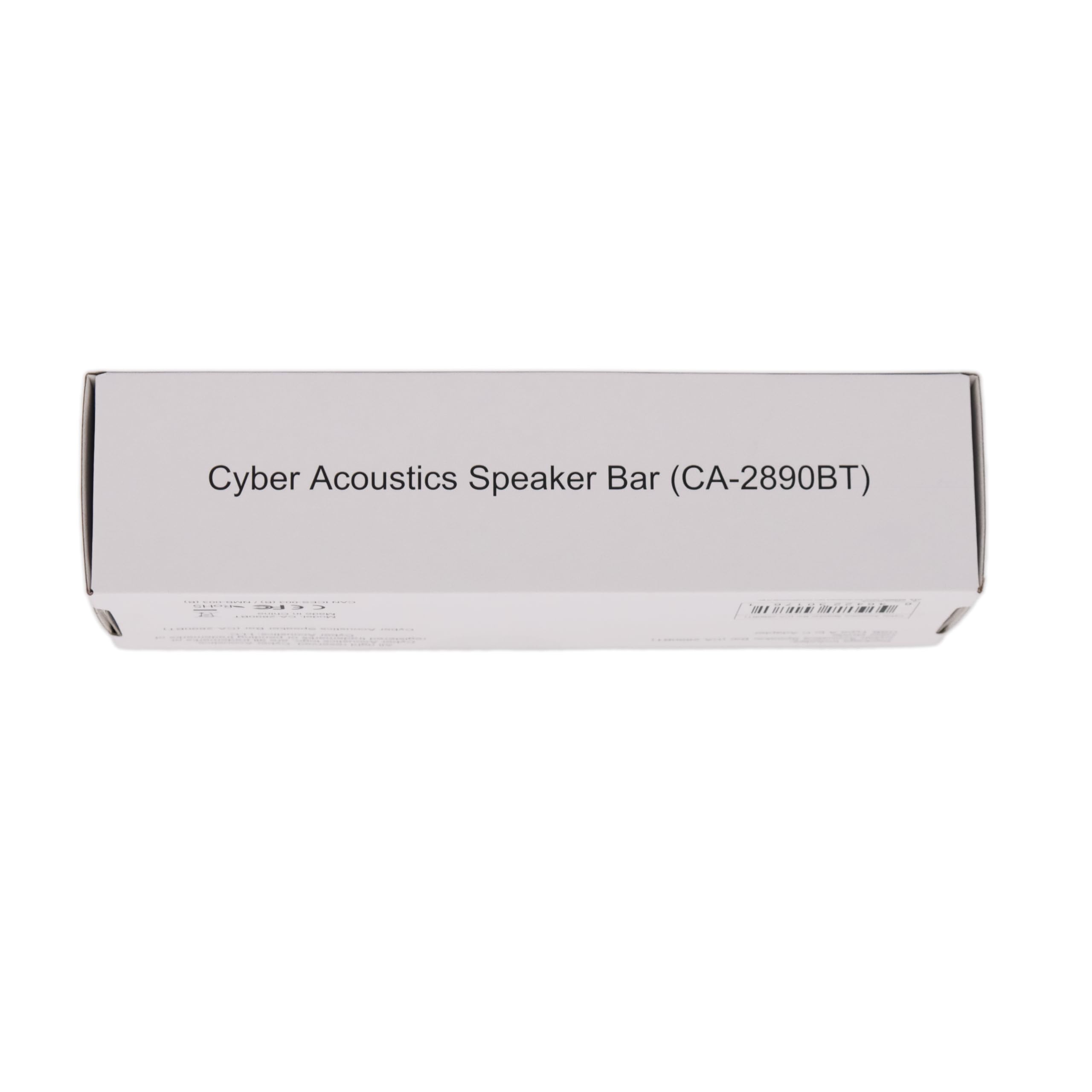 Cyber Acoustics CA-2890BT Dual USB & Bluetooth Soundbar - Computer Monitor Speaker with Built-in Mic for Calls, Clamp Mount Design - Perfect for Home Office, Gaming & Video Conferencing